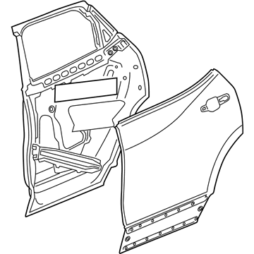 GM 84627499 Door Shell