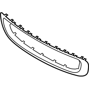 BMW 51-11-7-268-751 Trim, Air Inlet, Primed