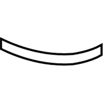 Kia 866713F050 MOULDING Rear Bumper, LH