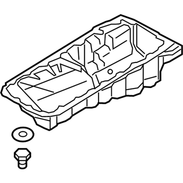 BMW 11-13-8-580-128 Oil Pan