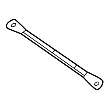 Toyota 57543-12030 BRACE, CTR FLOOR, NO