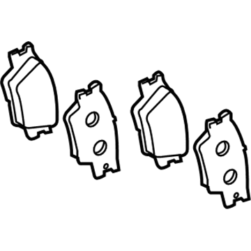 Toyota 04466-42060 Rear Pads