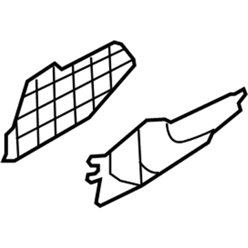 Hyundai 84770-3K000-CH Cover Assembly-Crash Pad Center Lower LH