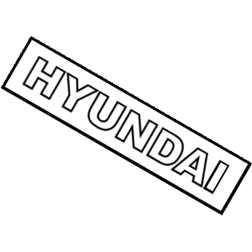 Hyundai 86310-2S020 Emblem