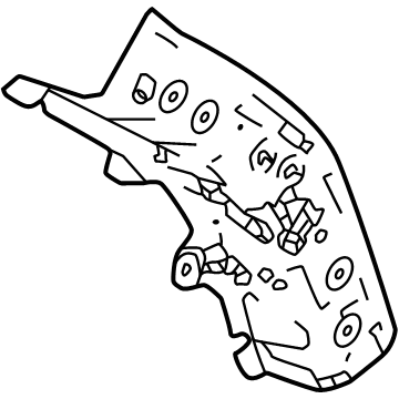 Acura 64341-TYA-A00ZZ Inner Right, Rear Pillar Lower