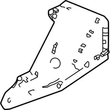 Acura 64351-TYA-A00ZZ Extension R, Wheelhouse