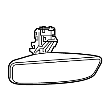Mopar 68325128AA Inside Rear View Mirror
