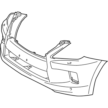 Lexus 52119-6A968 Front Bumper Cover L/C