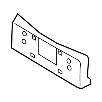 Ford KJ7Z-17A385-A License Bracket