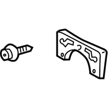 Toyota 52114-47040 License Bracket