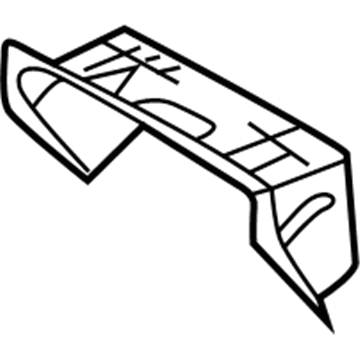 Hyundai 84540-26502-TI Cover Assembly-Glove Box Housing Upper