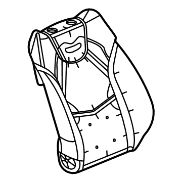 GM 87822069 PAD ASM-F/SEAT BK
