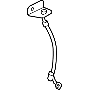Hyundai 58737-K2300 Hose-Brake Rear, LH