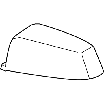 BMW 51-16-2-152-446 Outside Mirror Covering Cap, Painted Right