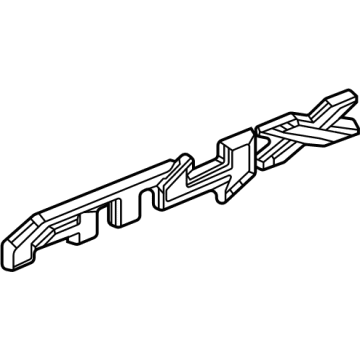 GM 84926076 PLATE ASM-FRT S/D MKTG PKG NA *CHROME M