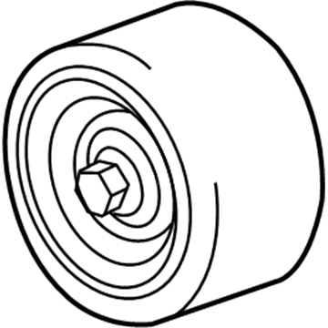 GM 12669532 Serpentine Idler Pulley