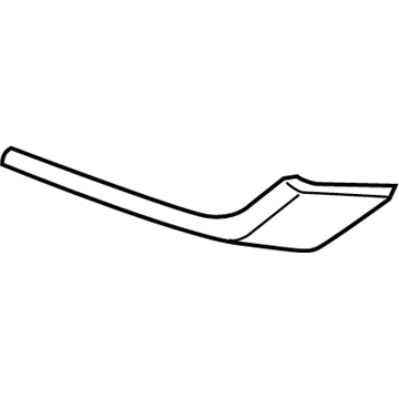 Honda 71125-SWA-J31 Molding B, R. FR. Grille (Upper)