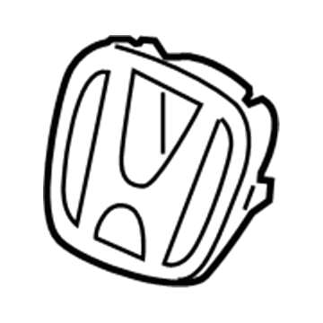 Honda 71122-SWA-J31 Base, Front Grille Emblem