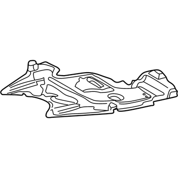 Lexus 51420-53012 Engine Under Cover, No.2