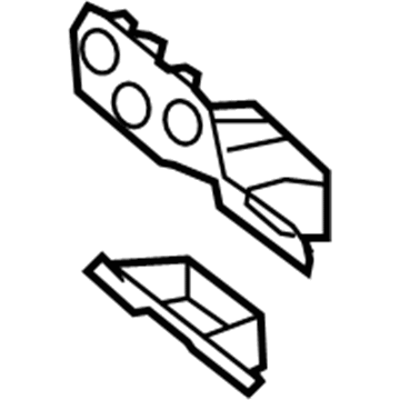 Hyundai 84730-1E000-OR Panel Assembly-Center Facia, Lower
