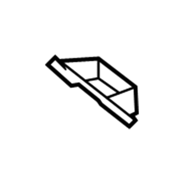 Hyundai 84760-1E000-QS Tray-Lower Crash Pad Center Facia