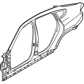BMW 41-00-7-954-997 SIDE FRAME, EXTERIOR, LEFT