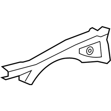 Honda 60710-TA0-A00ZZ Member, L. FR. Wheelhouse (Upper)