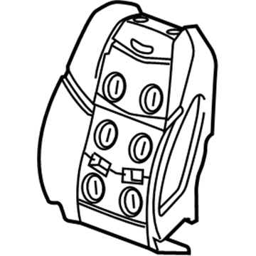 GM 84381554 Seat Back Pad