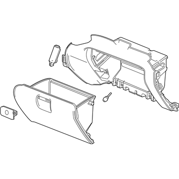 GM 84428265 Glove Box Assembly