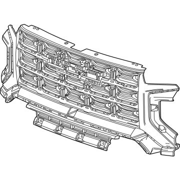 GM 86813148 GRILLE-FRT *LESS FINISH