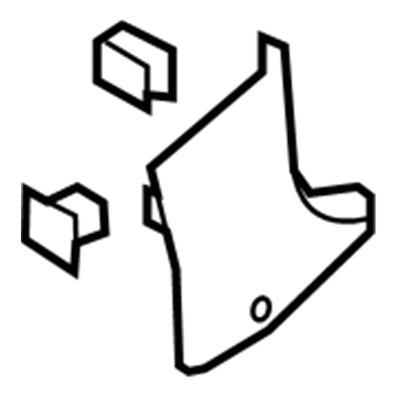 Hyundai 85823-2H000-4W Trim-Cowl Side LH