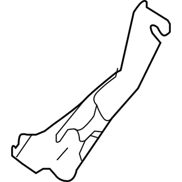 Nissan 84950-6MA1B Finisher-Luggage Side, Lower RH