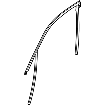 BMW 51-33-7-428-671 Window Guide, Left Front Doo