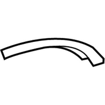 Nissan 76870-1GR0D Retainer Assy-Body Side Weatherstrip, RH
