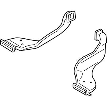 Hyundai 97360-2H000 Duct-Rear Heating, LH