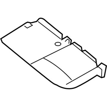 Infiniti 88370-3JA0A Trim Assembly-2ND Seat Cushion, LH