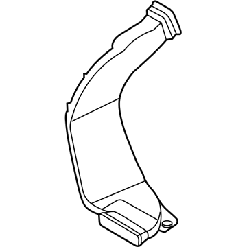 Kia 97370K0000 Duct-Rear Heating, RH