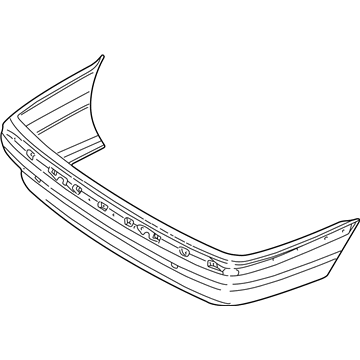 BMW 51-12-8-173-090 Panel, Bumper, Primed, Rear