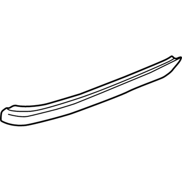 BMW 51-12-8-125-411 Moulding Rocker Panel Rear Left