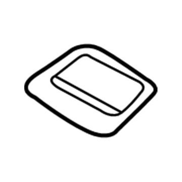 Hyundai 85640-C1020-TRY Guide Assembly-Rear Seat Belt Webb