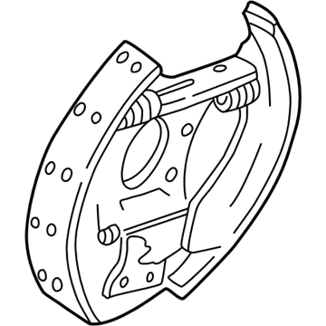 Ford 2U2Z-2V200-FARM Rear Shoes