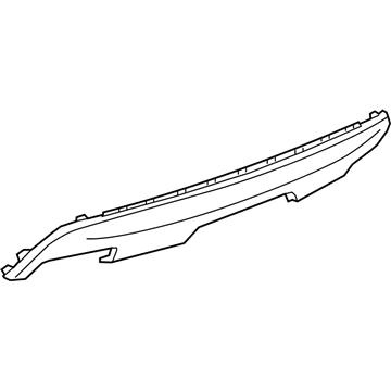 GM 84684080 PLATE-RR BPR FASCIA LWR SKID *EXTERIOR BRIM