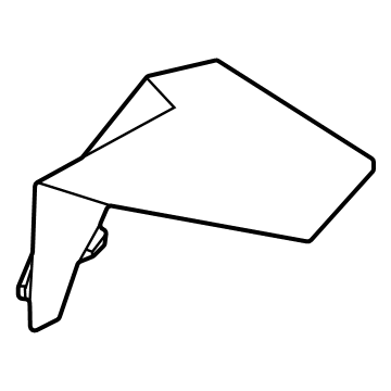 Hyundai 92411-GI000 FLANGE COVER-REAR COMB OUTSIDE