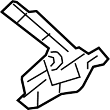 Lexus 53410-24080 Hinge Assembly, Hood, RH
