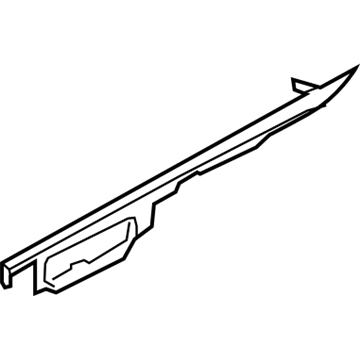 Infiniti 829E8-4GA1A Finisher-Rear Door Waist, RH