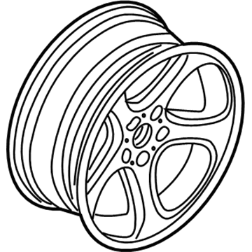 BMW 36-11-6-752-027 Light Alloy Rim