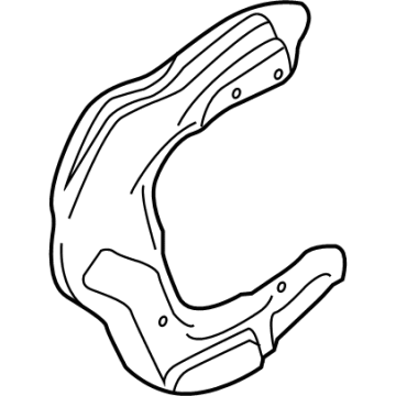 BMW 34-10-6-871-338 PROTECTION PLATE RIGHT