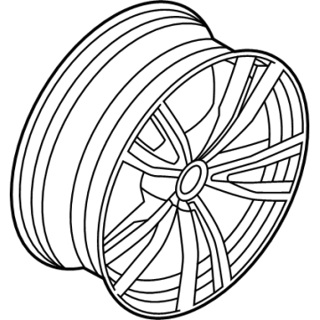 BMW 36-11-8-072-028 Disk Wheel, Light Alloy, In
