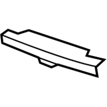 Acura 71193-TZ5-A10 Spacer, Right Front Bumper