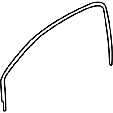 GM 21992669 Channel, Front Side Door Window